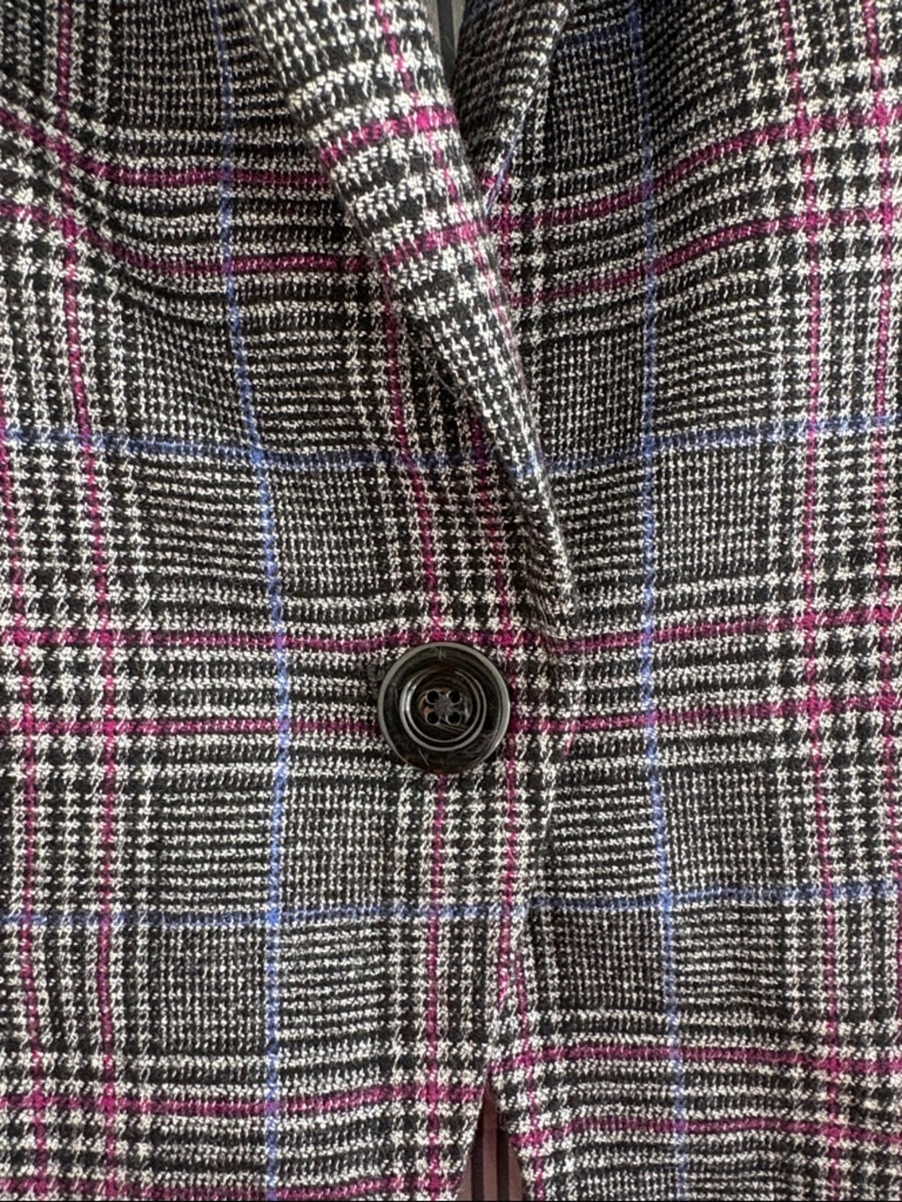 Veronica Beard Brock Plaid Dickey Blazer size 8 - Picture 4 of 6